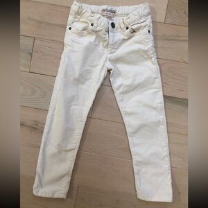 Bonpoint Children's Cream Soft cotton Corduroy Pants